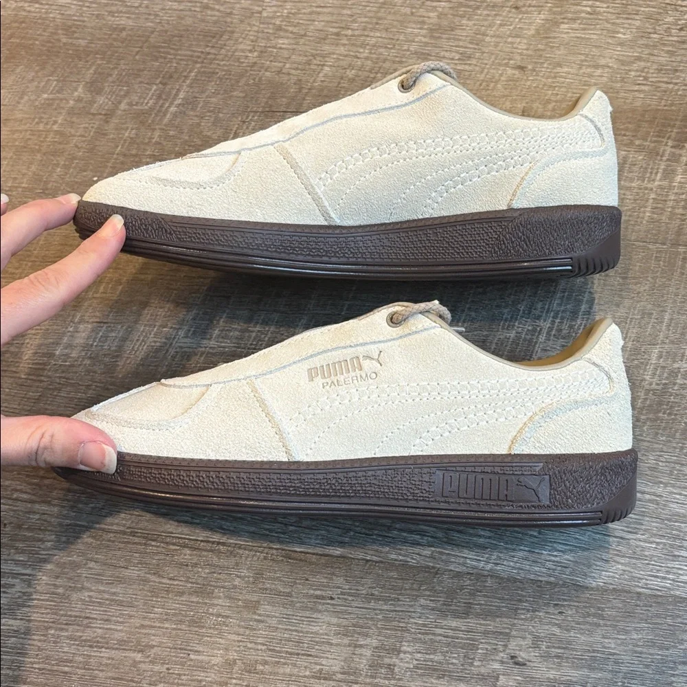 Puma Palermo Graftman Sneakers Men’s 5/Women’s 6.5 Alpine Snow Suede NIB